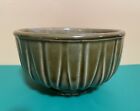 Vintage Mid Century Mccoy Pottery Usa 518 Olive Green Round Bowl 5.5", No Chips