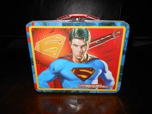 Preowned 2006 WARNER BROS. ENT. SUPERMAN RETURNS Tin Metal Lunch Box - Picture 1 of 5