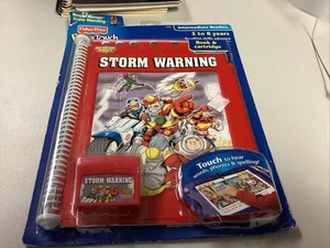 NEW Fisher Price Rescue Heroes Storm Warning Power Touch Book & Cartridge Sealed - Picture 1 of 6