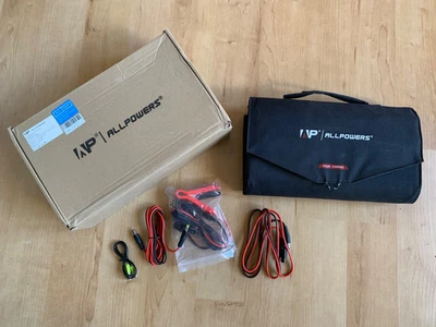 ALLPOWERS 100W Faltbares Solarpanel mit USB /DC für Powerstation Camping Outdoor - Bild 1 von 4