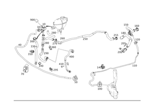 Genuine Mercedes-Benz Hose Line 212-830-33-96 - Picture 1 of 2