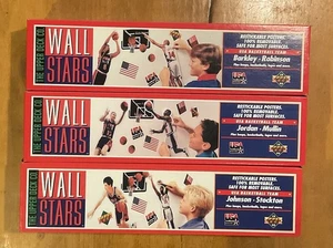 NEW (3) 1992 Upper Deck Wall Stars USA Basketball Dream Team Michael Jordan - Picture 1 of 2