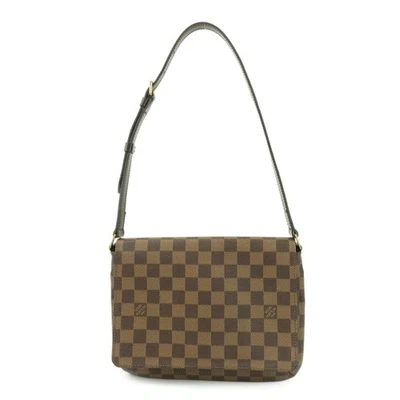 Louis Vuitton Damier Musette Tango Shoulder Bag Damier Ebene N51301 Used F/S - Image 1 of 4