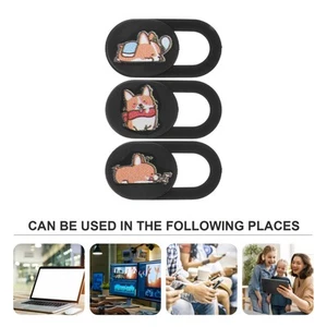 3 Pcs Kameraabdeckung Premium-Webcam-Abdeckungen Datenschutzaufkleber - Bild 1 von 12