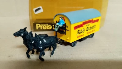Preiser 30455 H0 Pferde- Möbelwagen Transportkutsche, NEU XXL Fotos - Bild 1 von 4