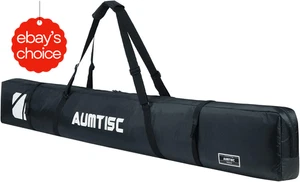 Padded Ski Bag Single Travel Case with Pocket Adjustable Strap 170-185 cm - Picture 1 of 8