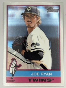 Joe Ryan 2025 Topps Heritage Chrome #276 Minnesota Twins - Picture 1 of 2