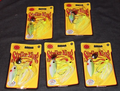 Strike King Red Eye Special Spinnerbait Holo Blade lote de 5 Foto 1 de 4
