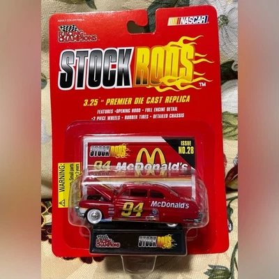 Racing Champions Stock Rods 1997 edición #28 Bill Elliott McDonald's 1949 Merc Foto 1 de 3