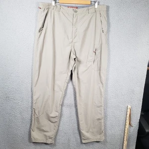 Simms Pants Mens Extra Large Khaki Tan Cor3 Nylon Cargo Straight Leg Fishing - Picture 1 of 19