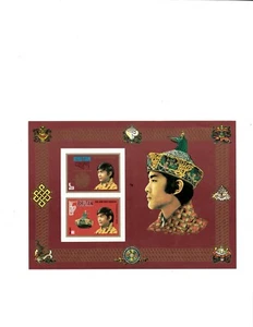 SPECIAL LOT Bhutan 1974 162a-b - King Wangchuk - 100 Souvenir Sheets - MNH - Picture 1 of 4
