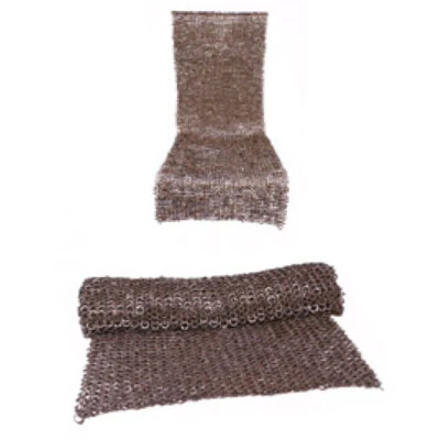 Kettenrock, vernietet und gestanzte Ringe, Rundnieten, Ø6mm, Stahl Rüstung - Bild 1 von 2