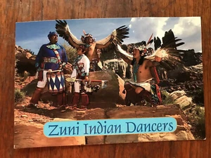Postal vintage de bailarines Zuni 2321, Nuevo México. Terrell Publishing publicado 1998 - Imagen 1 de 4