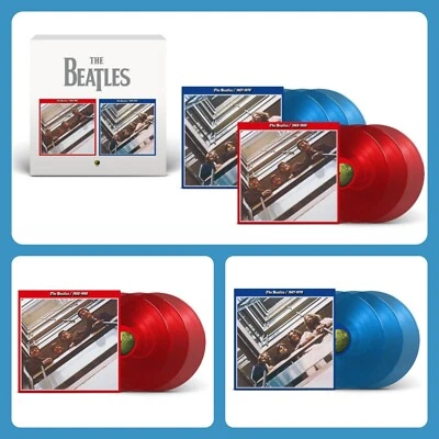 The Beatles 1962-1966 & 1967-1970 Red Blue 6LP Vinyl Boxset Ltd Edition  - Image 1 of 4