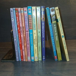 Lot of 13 Horse/Pony Themed Kid Chapter Books Thoroughbred,Pony Pals,Horse Crazy - Picture 1 of 13