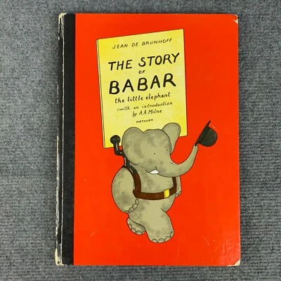 The Story of Babar the little Elephant Jean de Brunhoff 1966 Hardcover Storybook - Image 1 of 4