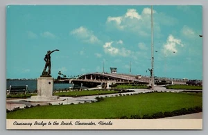 Puente de la Calzada a la Playa Marineros y Soldados Monumentos Clearwater Florida - Imagen 1 de 2