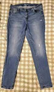 Old Navy Rockstar Super Skinny Size 16 L Women's Blue Jeans *Gently Used* - Picture 1 of 7
