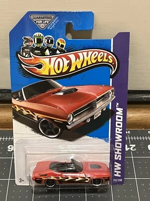 Hot Wheels HW 2013 sala de exposición flota térmica '70 Plymouth Barracuda 213/250 con PR5 nuevo Foto 1 de 3