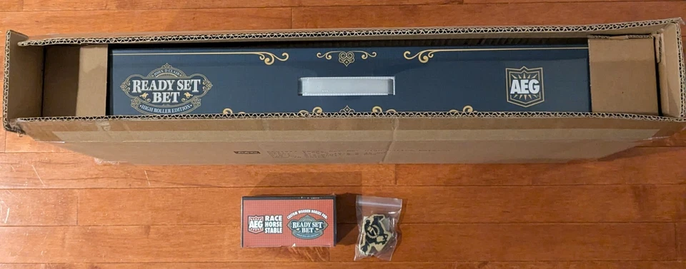 Juego listo Bet Kickstarter High Roller Edition + Establo Caballo de Carrera + Meeple Dorado Foto 1 de 1