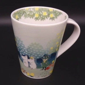 MOOMIN Big Mug Cup 500ml luonto Hill Green Watercolor Touch MADE IN JAPAN - Picture 1 of 5