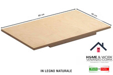 Spianatoia Tagliere Pasta in legno Demolli naturale Varie misure Professionale