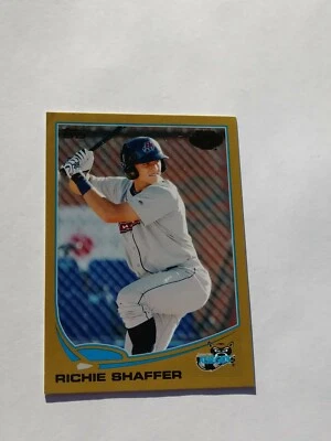 2013 Topps Pro Debut Gold /50 Richie Shaffer #34 - Image 1 of 2
