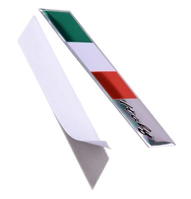 2x Placchetta Adesivo Bandiera Italia 3D Auto Moto Scooter Emblema Metallo Italy • 14.90€