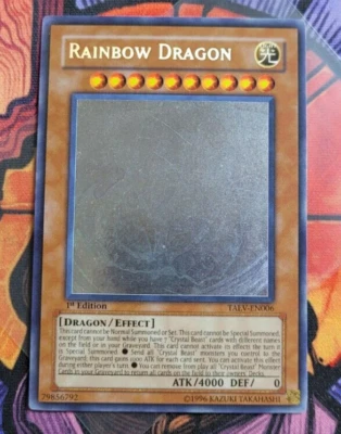 ✨Rainbow Dragon TAEV-EN006 Ghost Rare 1st	Yugioh Card English - Image 1 of 4