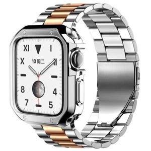 Metal Stainless Steel Strap+TPU Case for Apple Watch Series 10 9 8 7 44/46/49mm - Bild 1 von 17