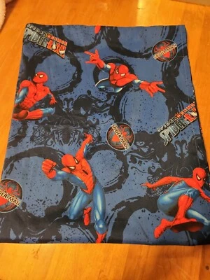Sábana bajera plana Spiderman Marvel Comics tamaño completo sentido araña unisex Foto 1 de 4