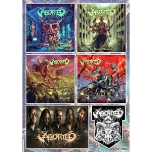 Aborted Albums Sticker Pack | Vault Of Horrors ManiaCult Death Metal Band Logo - Bild 1 von 1
