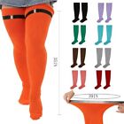 Plus Size Thigh High Stockings Over The Knee Knitted Socks Hold ups  Fat Ladies