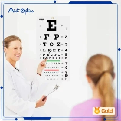 Snellen Vision Chart, Low Vision Vision Test Chart for Eye Examinations - Image 1 of 4