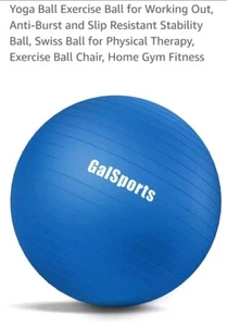 Yoga Ball Exercise Ball for Working Out, Anti-Burst and Slip Resistant Stability - Picture 1 of 6