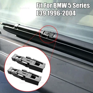 2Pcs Front Windshield Wiper Lock Clip Fixing For BMW 5 Series E39 1996 - 2004 - Picture 1 of 12