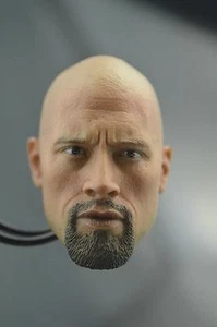 Custom 1/6 Scale Dwayne Johnson Roadblock head sculpt for Hot Toys Muscular Body - Picture 1 of 5