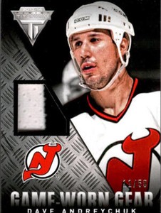 2013-14 Panini Titanium Game Worn Gear Prime #GGDA Dave Andreychuk Jersey /50