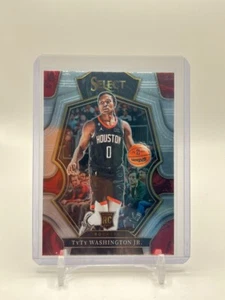 Panini Select Premier Level #168 2022 TyTy Washington Jr Rookie (RC) Rockets - Imagen 1 de 2
