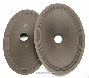 Pair Vintage 6"X9" Paper Cones - Speaker Parts - W493 -- CS - Picture 1 of 2
