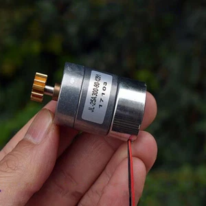 Mini Gear Motor DC 6V 9V 12V 92RPM Slow Speed Reduction Motor Full Metal Gearbox - Picture 1 of 12