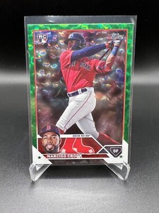 2023 Topps Update #US186 Narciso Crook RC Rookie Green Foil Board Parallel /499