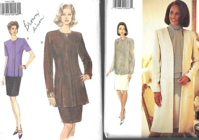 EASY VOGUE WOMAN Sew Pattern 9092/9172 Plus Size 20-22-24 Jacket Top Skirt UCFF - Image 1 of 2