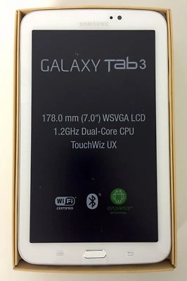 Brand New Samsung Galaxy Tab 3 T210 Tablet 7"   UK - Image 1 of 3