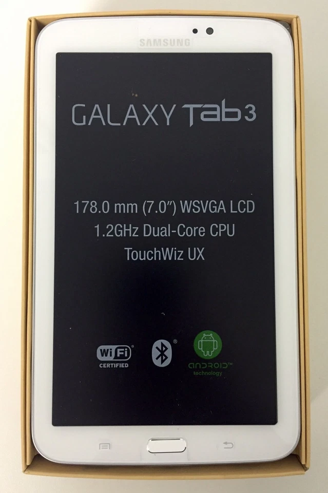 Brand New Samsung Galaxy Tab 3 T210 Tablet 7"   UK - Image 1 of 3