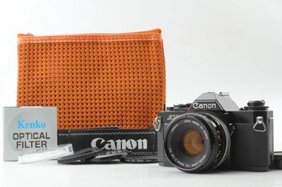 ▶[N Como Nuevo++ con Correa CLA'd] Canon AV-1 Negro + Nuevo FD 50mm f1.8 S.C. SC De JAPÓN Foto 1 de 4