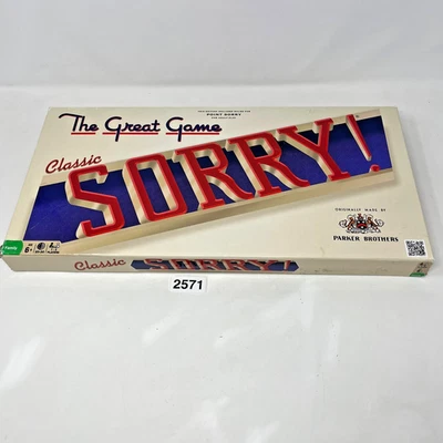 The Great Game Classic SORRY! - 2013 Hasbro Parker Brothers COMPLETE - Image 1 of 4