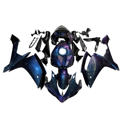 Chameleon Blue Purple Fairing Kit + Tank For Yamaha YZF R1 2007 2008 Bodywork - Image 1 of 4