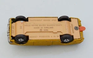 Matchbox Superfast #69 Rolls-Royce Silver Shadow, TAN base, Narrow WW, Rare - Imagen 1 de 5