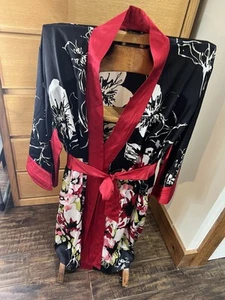 Soma 100% Silk Washable Kimono Robe Size L/XL Luxe - Picture 1 of 9